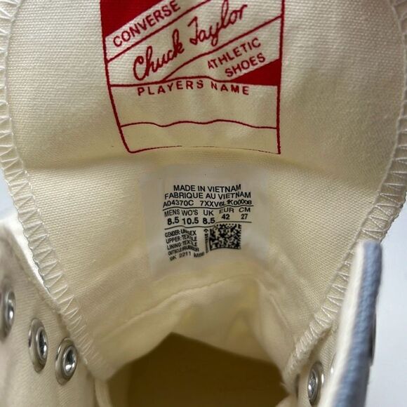 Converse Chuck 70 Patchwork High Top Sneaker- Unisex A04370C W-10.5 / M-8.5 NWB - Picture 6 of 8